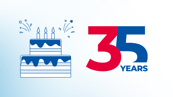 ПРАЗДНУЕМ 35 ЛЕТ ВМЕСТЕ С ВАМИ!