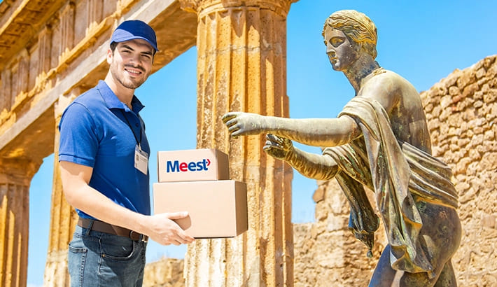 Parcel from Naples to Ukraine