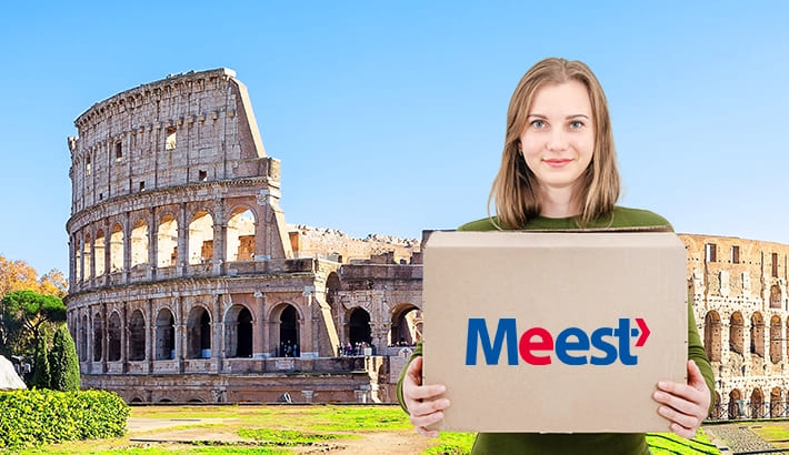 Send packages from Rome to Ukraine with Meest Italia