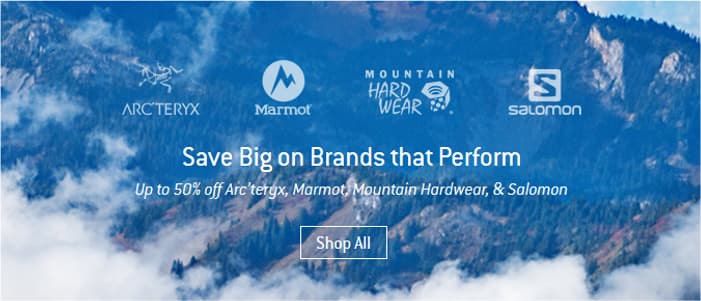 Знижки до 50% на спортивний одяг та спорядження на backcountry.com