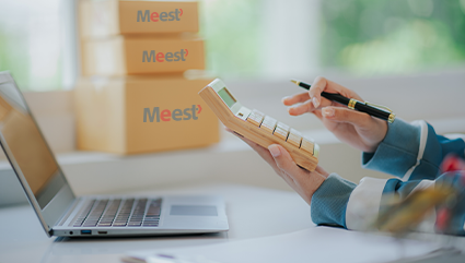 Розрахуйте вартість міжнародної доставки з Meest