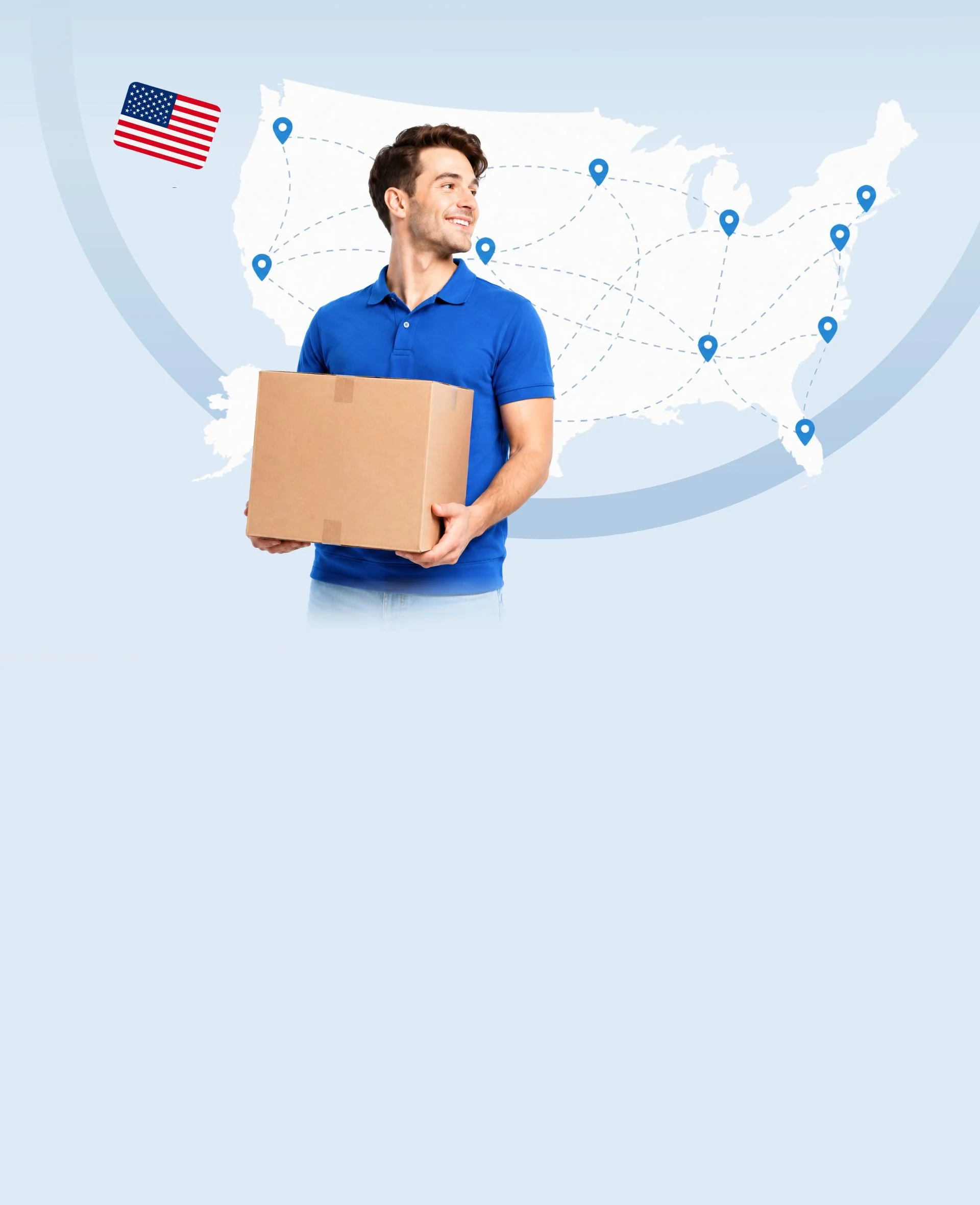 Доставка по всей территории США